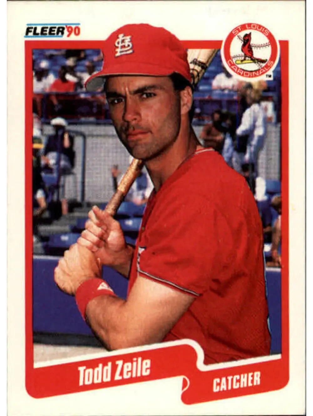 1990 Todd Zeile Fleer Baseball Card #265